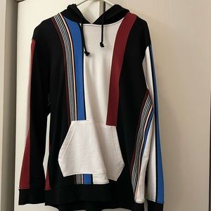 Multi-colored men's hoodie